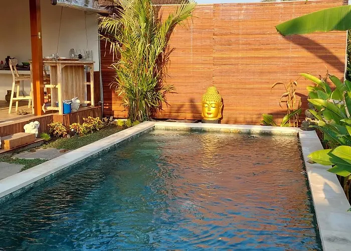 Private Pool Views Work Table Yoga ヴィラ ウブド