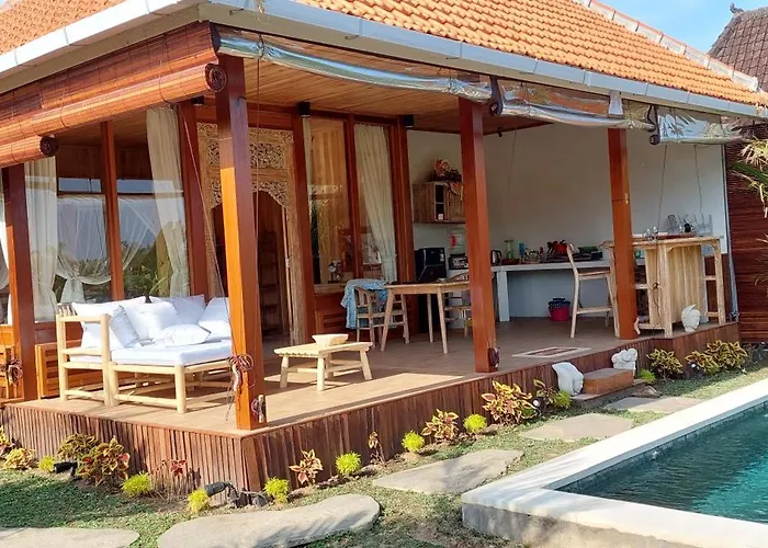 Private Pool Views Work Table Yoga *